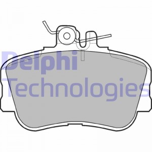 Комплект тормозных колодок, диско LP881 DELPHI
