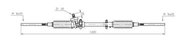 Рулевой механизм PO4004 GENERAL RICAMBI