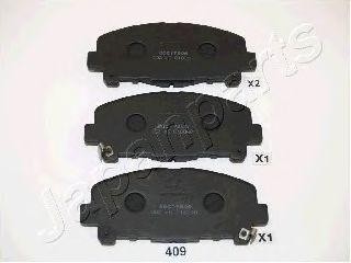 Колодки тормозные дисковые PA409AF JAPAN PARTS GROUP