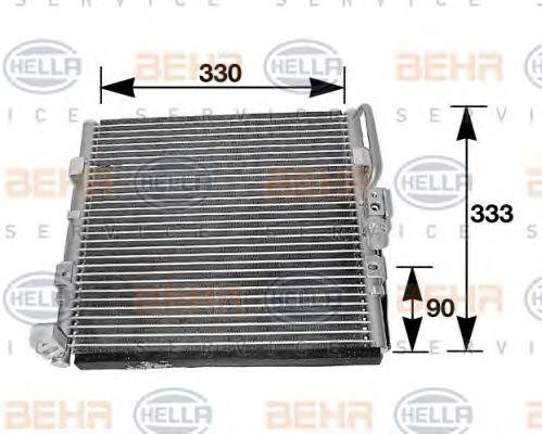 Конденсатор, кондиционер 8FC351037011 HELLA