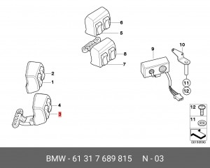 Деталь 61 31 7 689 815 BMW