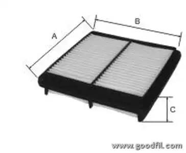 Фильтр воздушный AG 606 GOODWILL