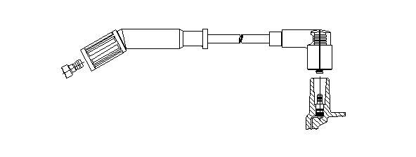 Провод зажигания 17865 BREMI