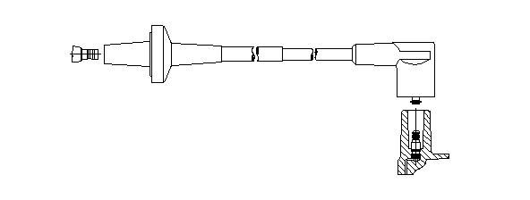 Провод зажигания 641E110 BREMI