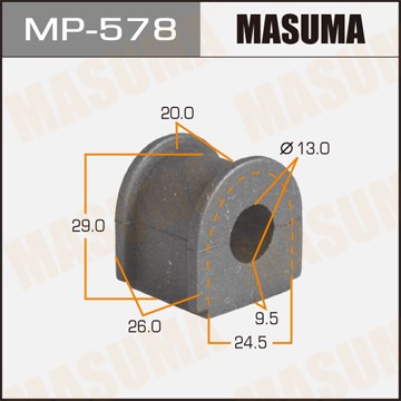 Втулка стабилизатора MP578 MASUMA