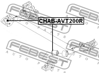 Сайлентблок CHAB-AVT200R FEBEST