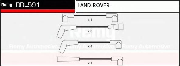 Ккомплект проводов зажигания DRL591 DELCO REMY