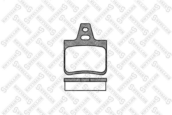 Колодки тормозные дисковые 113-010-SX STELLOX
