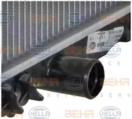 Радиатор, охлаждение двигател 8MK376726611 HELLA