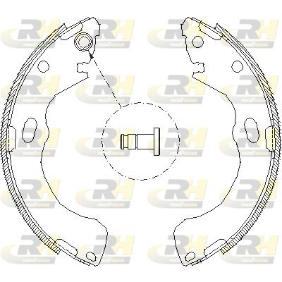 Комплект тормозных колодок 414600 ROADHOUSE