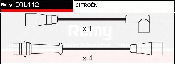 Ккомплект проводов зажигания DRL412 DELCO REMY
