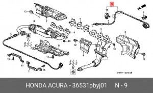 Лямбда-зонд 36531PBYJ01 HONDA