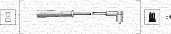 Ккомплект проводов зажигания 941318111130 MAGNETI MARELLI