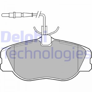 Комплект тормозных колодок, диско LP909 DELPHI