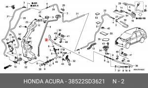 Деталь 38522SD3621 HONDA