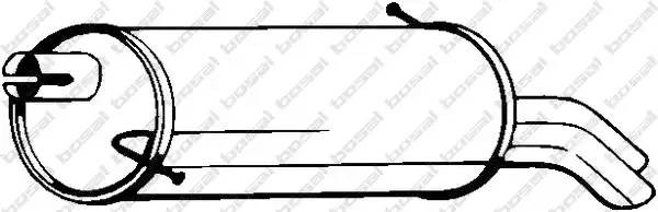 Глушитель выхлопных газов конечный 233343 BOSAL