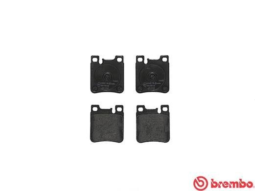 Комплект тормозных колодок, диско P50017 BREMBO
