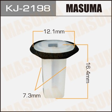 Клипса крепежная KJ2198 MASUMA