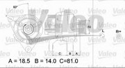 Генератор 437189 VALEO PHC
