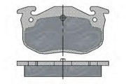 Комплект тормозных колодок, диско SP190 SCT