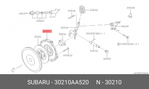 Сцепление (комплект) 30210AA520 SUBARU