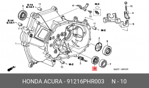 Сальник КПП 91216PHR003 HONDA
