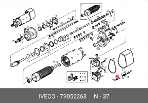 Болт 79052263 IVECO