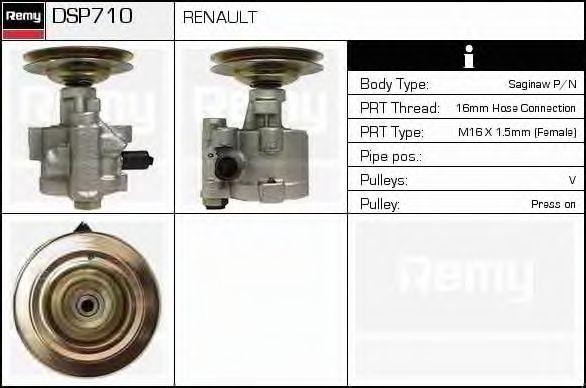 Гидравлический насос, рулевое управление DSP710 DELCO REMY