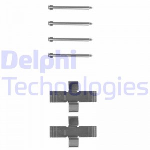 Комплектующие, колодки дискового тормоза LX0009 DELPHI
