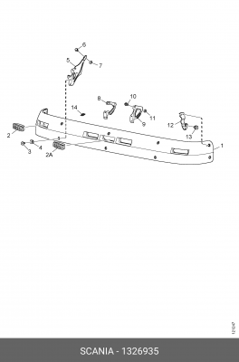 Габаритные огни 1326935 SCANIA