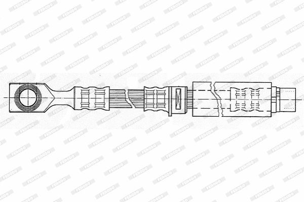 Тормозной шланг FHY2238 FERODO
