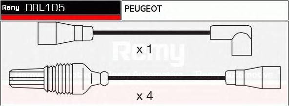 Ккомплект проводов зажигания DRL105 DELCO REMY