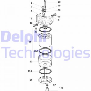 Топливный фильтр 5836B100 DELPHI