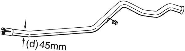 Выпускной трубопровод 889-497 BOSAL
