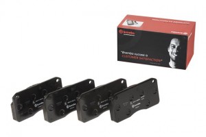 Комплект тормозных колодок, диско P A6 011 BREMBO