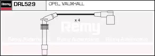 Ккомплект проводов зажигания DRL529 DELCO REMY