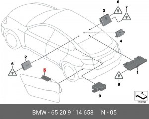 Деталь 65 20 9 114 658 BMW