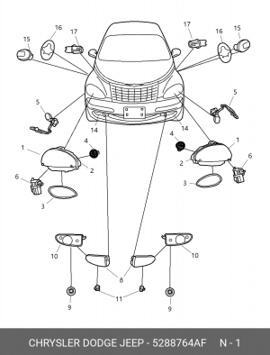 Деталь 5288 764AF CHRYSLER