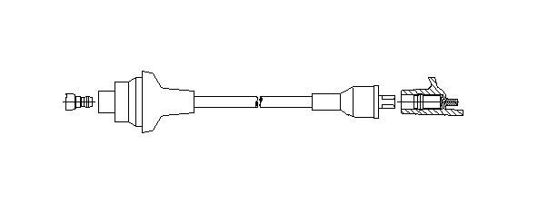 Провод зажигания 6A3569 BREMI