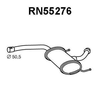 Предглушитель выхлопных газов RN55276 VENEPORTE