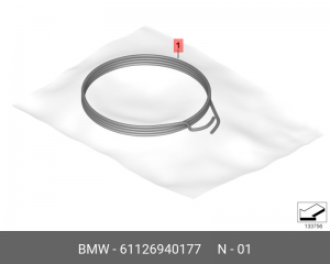 Провод электрический 61 12 6 940 177 BMW