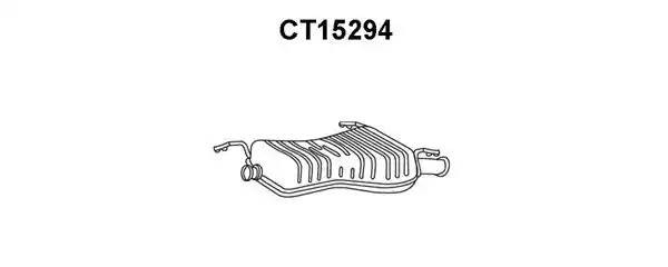 Глушитель выхлопных газов конечный CT15294 VENEPORTE