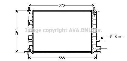 Радиатор охлаждения ДВС FD2220 AVA