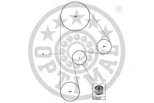 Комплект ремня ГРМ SK-1211 OPTIMAL
