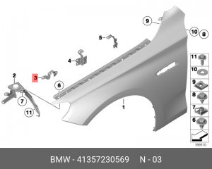 Деталь 41 35 7 230 569 BMW