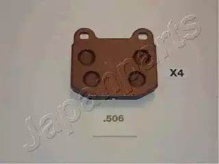 Комплект тормозных колодок, диско PP-506AF JAPAN PARTS GROUP