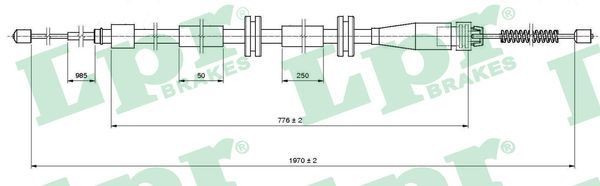 Приводной вал DS13038 LPR