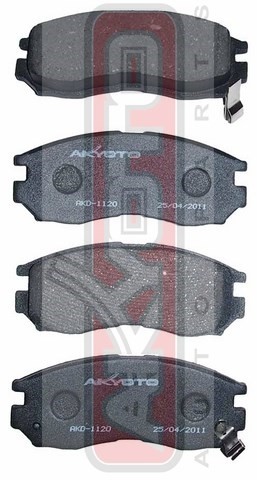 Колодки тормозные дисковые AKD-1120 AKYOTO