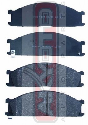 Колодки тормозные дисковые AKD-1074 AKYOTO
