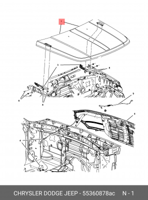 Деталь 55360 878AC CHRYSLER